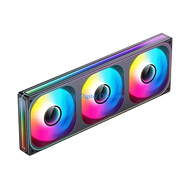 

U75B 120 240 360 Single Frame Fan Unit 3x120mm RGBs Cores LED Fan for Cooling