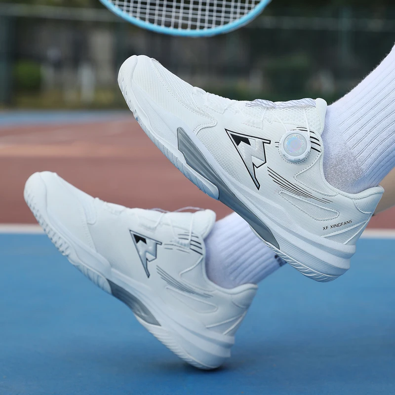 

Новые мужские кроссовки для бадминтона, дышащие, амортизирующие и нескользящие, подходят для различных видов спорта в помещении, размеры 36-45.
