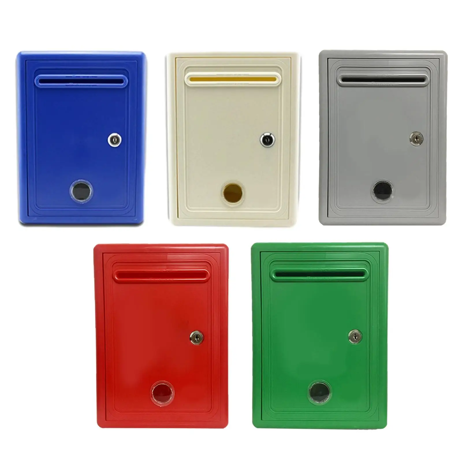 Suggestion Box Ticket Box with Key Lock with Window for Home Office Classroom