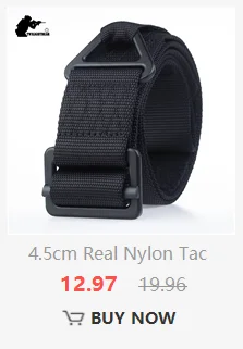 4.5cm Real Nylon Tactical Belt Hook Loop Alloy Buckle Unisex High Quality Casual Belt Military Training Belt AF101