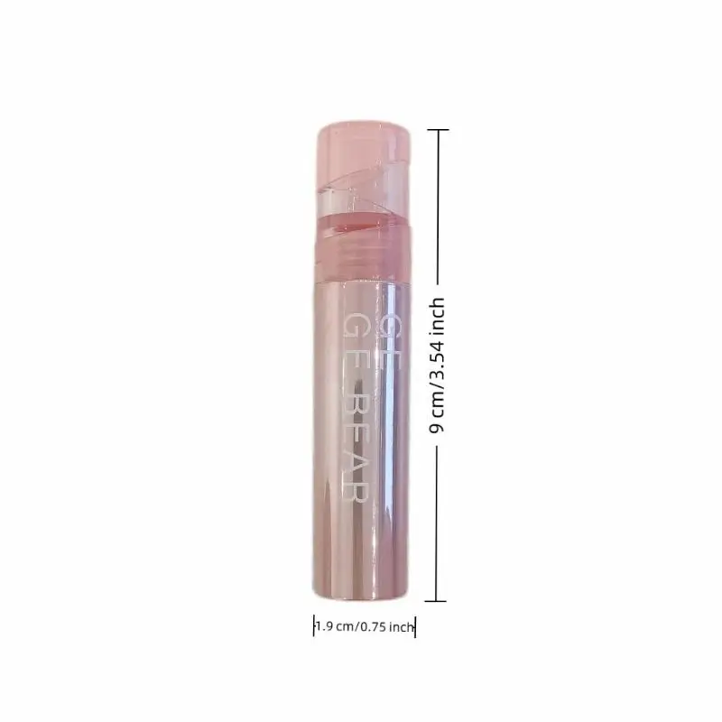 Brilho Labial Gege Bear Water Sense Ice Translucent Color com Efeito Espelho, Hidratante e Puro, para Lábios Macios e com Acabamento de Água, que Mantém a Maquiagem.