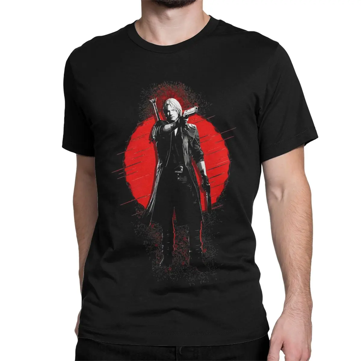 Men Women T-Shirt Dante Devil May Cry Game Casual Pure Cotton Tee Shirt Short Sleeve T Shirts O Neck Clothes Unique