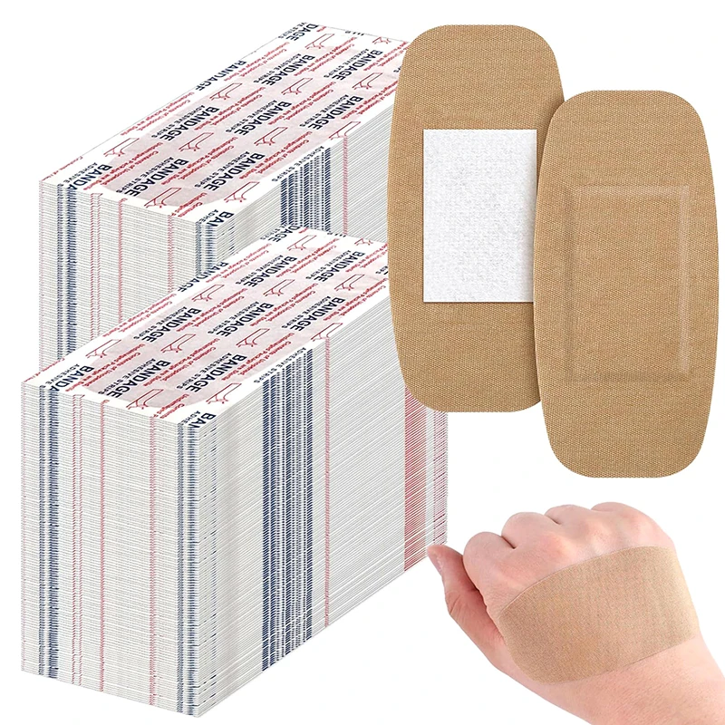 Pano elástico cintura Band Aid, Tambor em forma de banda grande, Tecido de vestir extragrande, ferida grande, 5 pcs, 10pcs