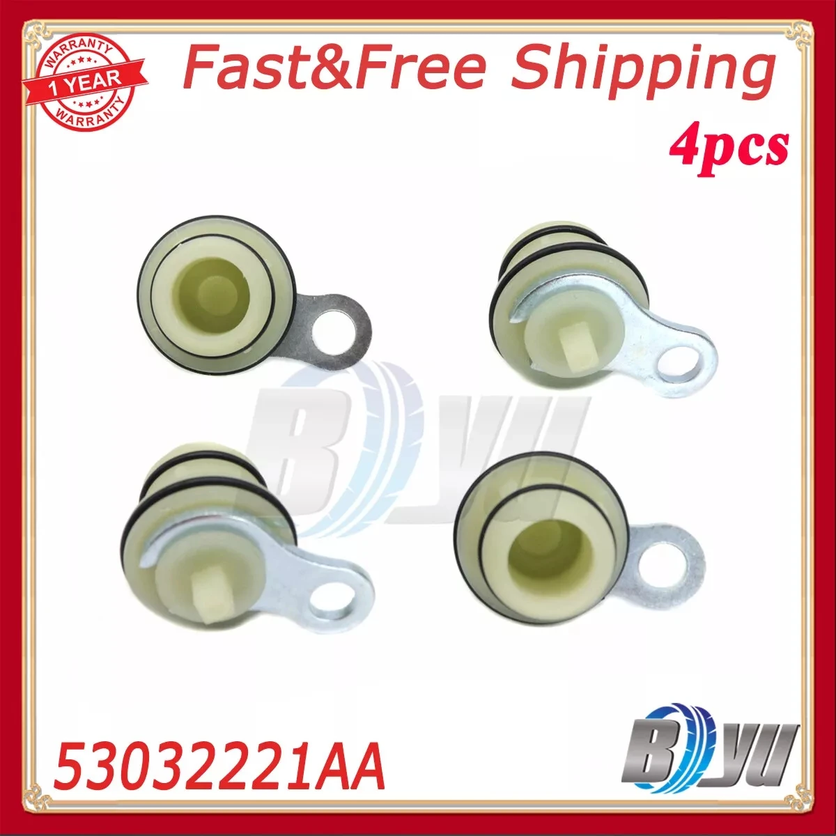 

Set of 4pcs 53032221AA Expansion Plug Fits For Chrysler 300 Dodge Jeep Ram Hemi