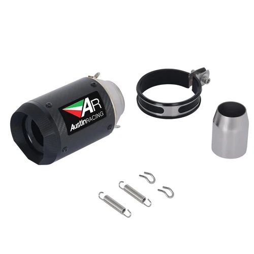 51mm Universal para Kawasaki Z800 Z900 FZ6 RC390 S1000XR Slip On motocicleta GP Escape CNC silenciador de Escape de fibra de carbono