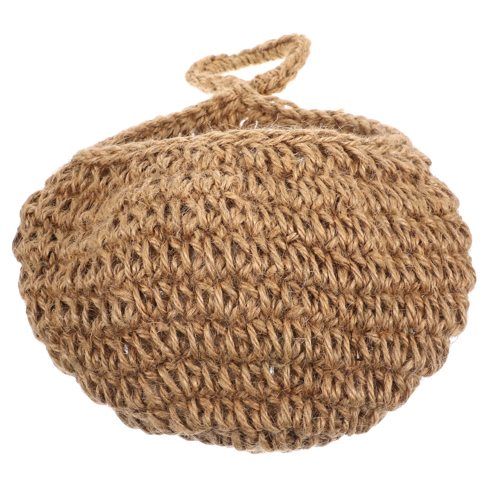 

Hanging Wall Basket Jute Teardrop Planter Bohemian Style Storage Basket for Onion Fruit Vegetable Kitchen Use Planter