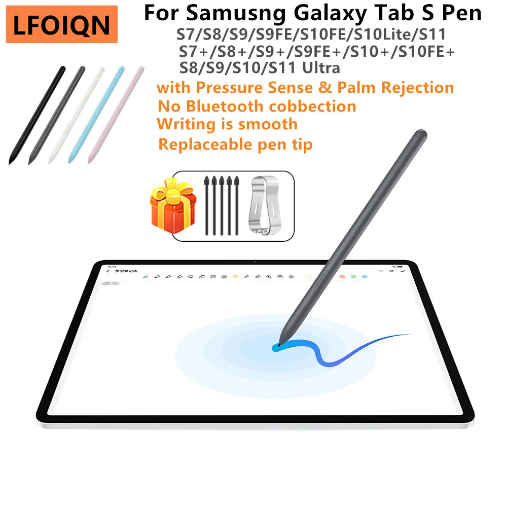 Stylus Pen For Samsung Galaxy Tab S10 Lite SM-X400 SM-X406 X406B SM-X406F S8 S9 S10 FE + S11 Ultra Pencil For Samsung Tab S Pen