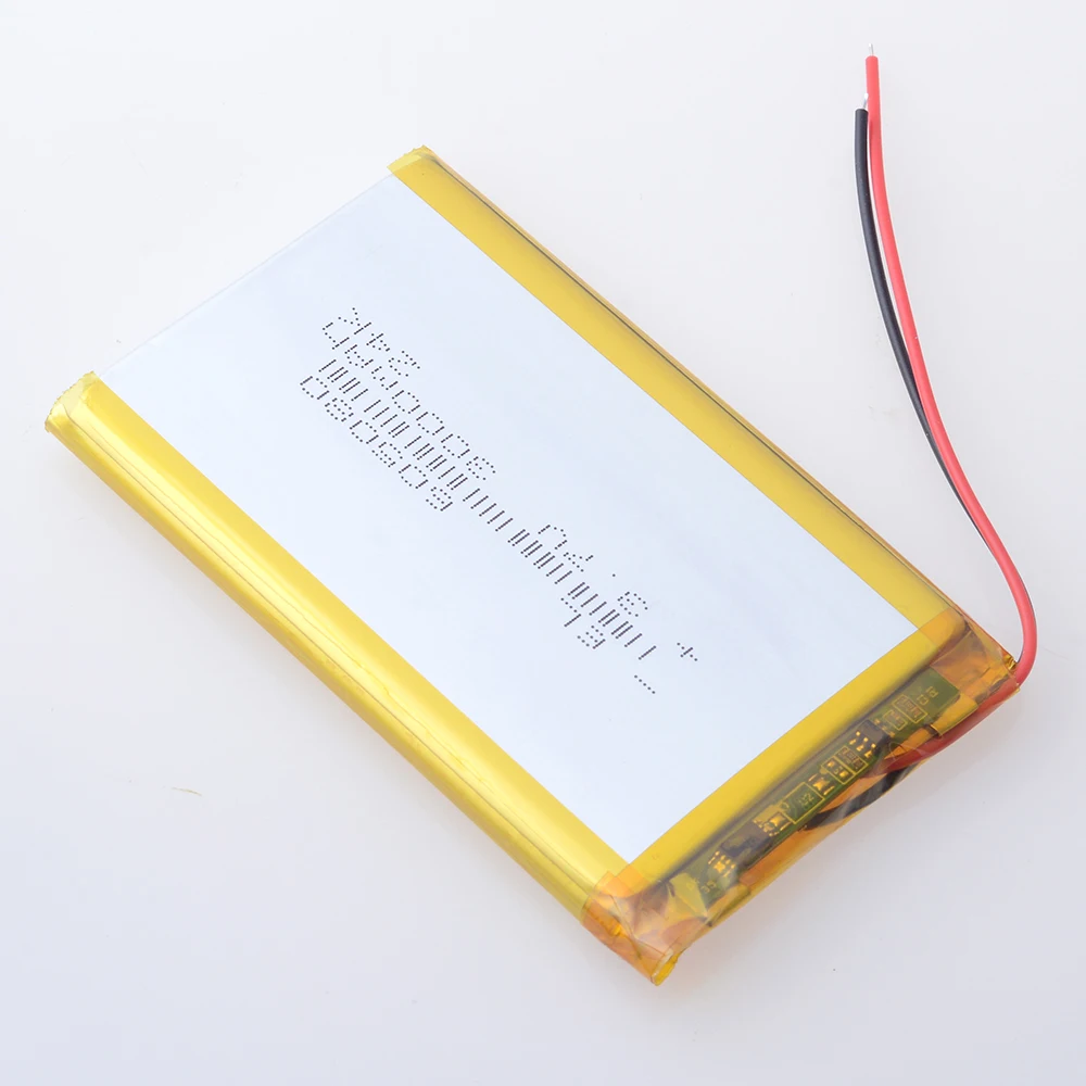 Bluetoothスピーカー用充電式リチウムポリマー電池,空気清浄機,ポータブル美容器具,リチウムポリマー,3.7v,3000mah,605080