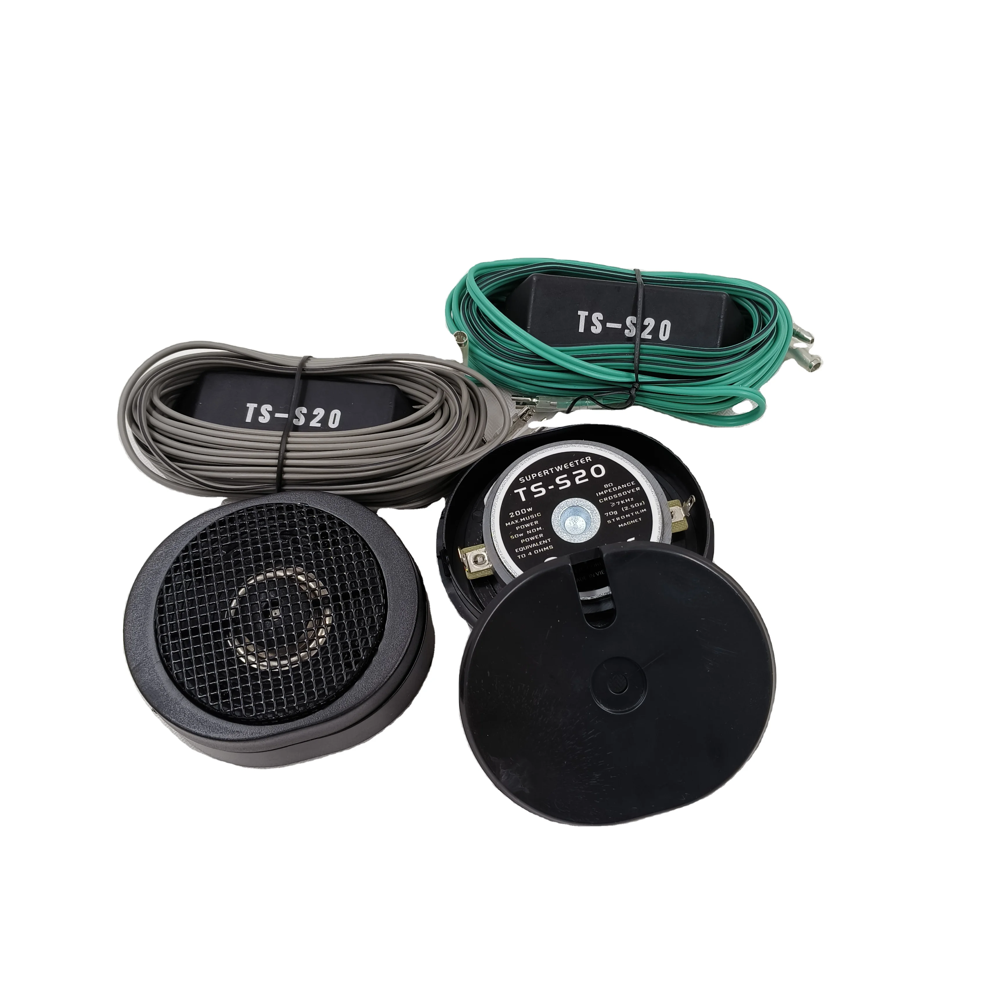 

6,5-дюймовые автомобильные компоненты динамиков, 3-полосная система с кроссоверсами и средними басами для аудиофилов (1 пара динамиков)