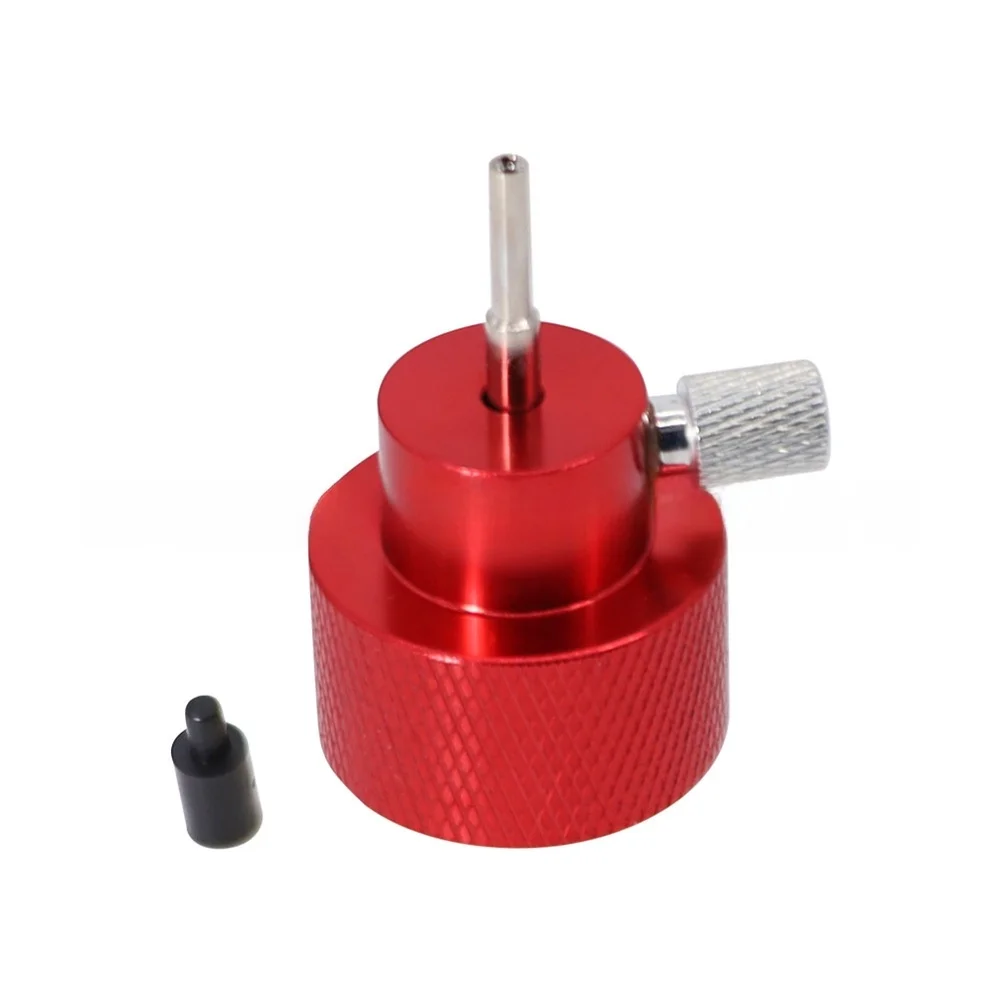 Aluminum Propane Adapter Needle with Vent and Pressure Release for Outdoor Gas Refill Compatible with Standard Propane Tanks