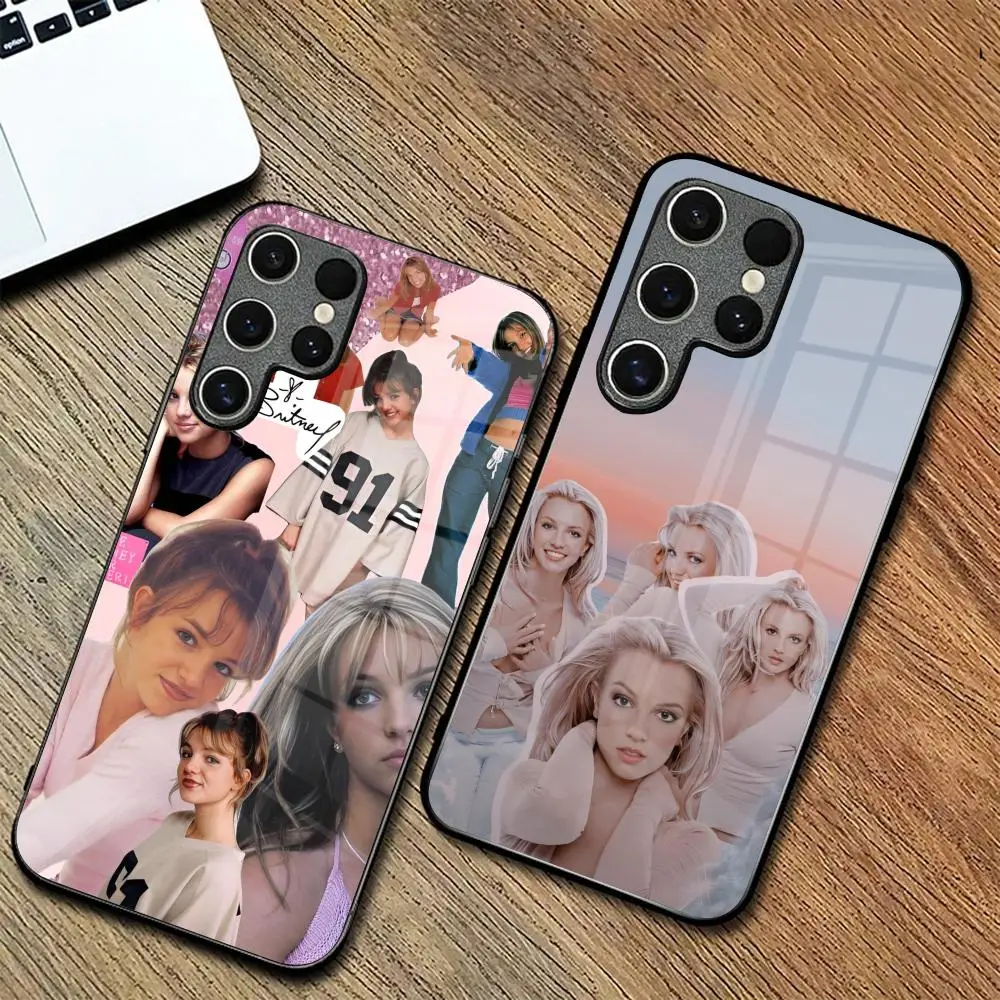 

Singer B-Britney S-Spears MAISTO Чехол для телефона Стеклянный чехол для телефона Samsung Galaxy A15 A25 A35 A55 A14 A54 A13 A33 A53 A51 A05 A04