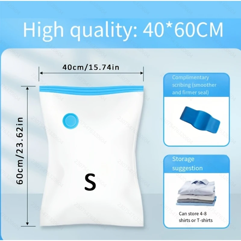 【أكياس تخزين مفرغة فائقة】12-حزمة من أكياس ضغط مع مضخة كهربائية، مجموعة 5 مقاسات للملابس/البطانيات/الفراش. Double-Zi
