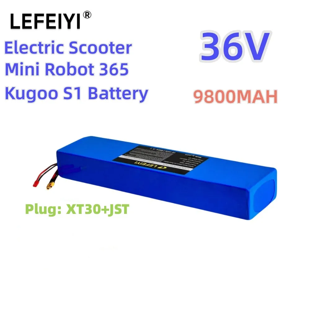 36V 10S3P Electric Scooter Battery Kugoo S1, AOVO, M365PRO Li-ion Battery 500W High Power Large Capacity 9800mAH with BMS