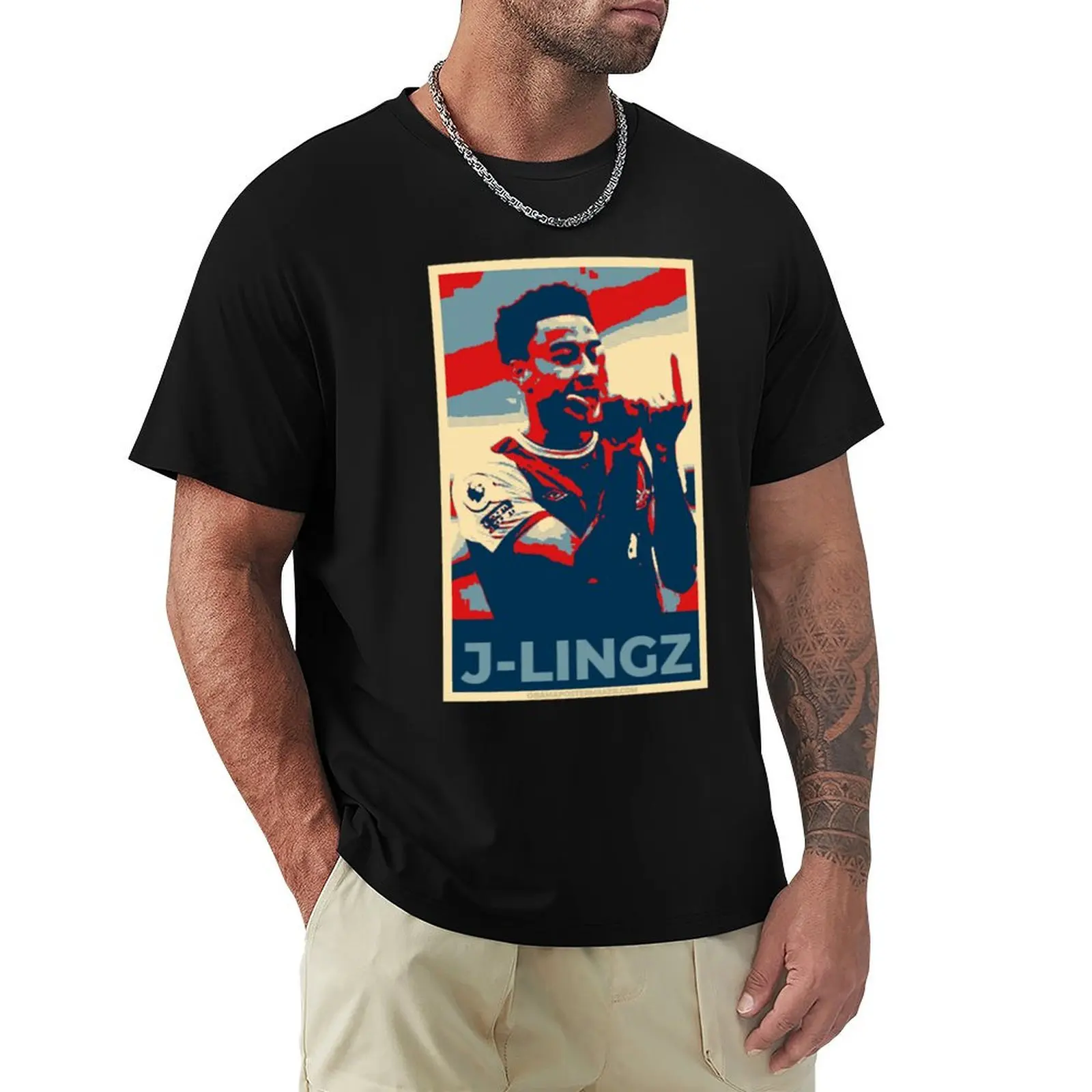 

JLingz Jesse T-Shirt blacks summer top mens t shirt