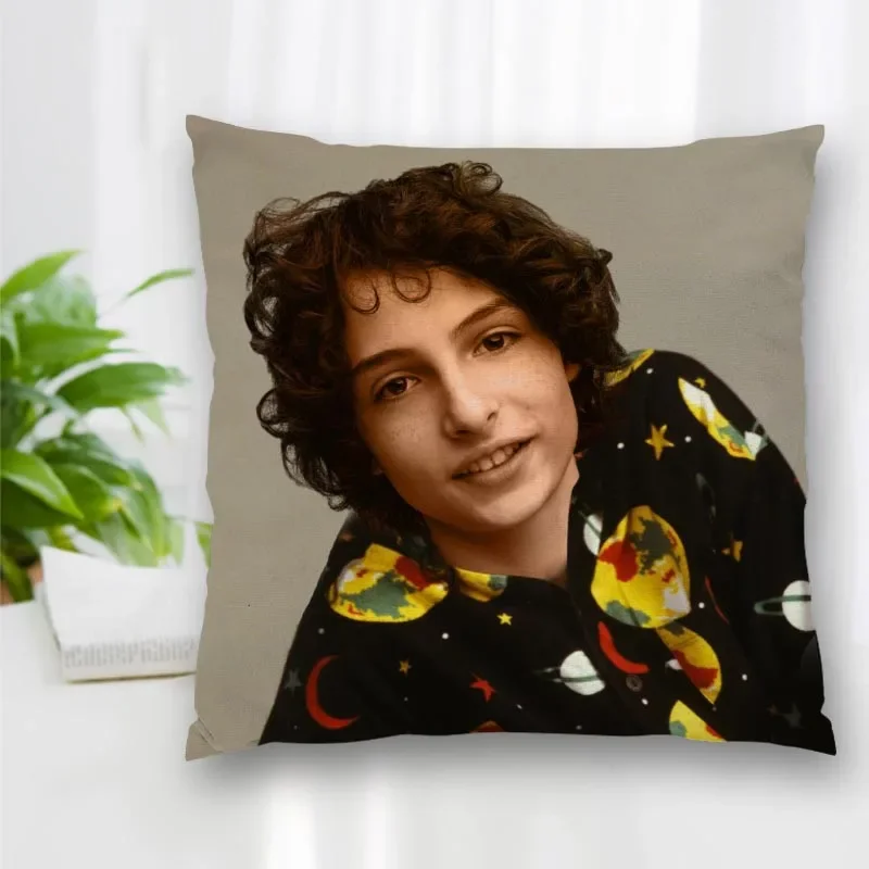 Custom Finn Wolfhard Pillowcase with Zipper Bedroom Home Office Decorative Pillow Sofa Pillowcase Cushions Pillow Cover 9.29