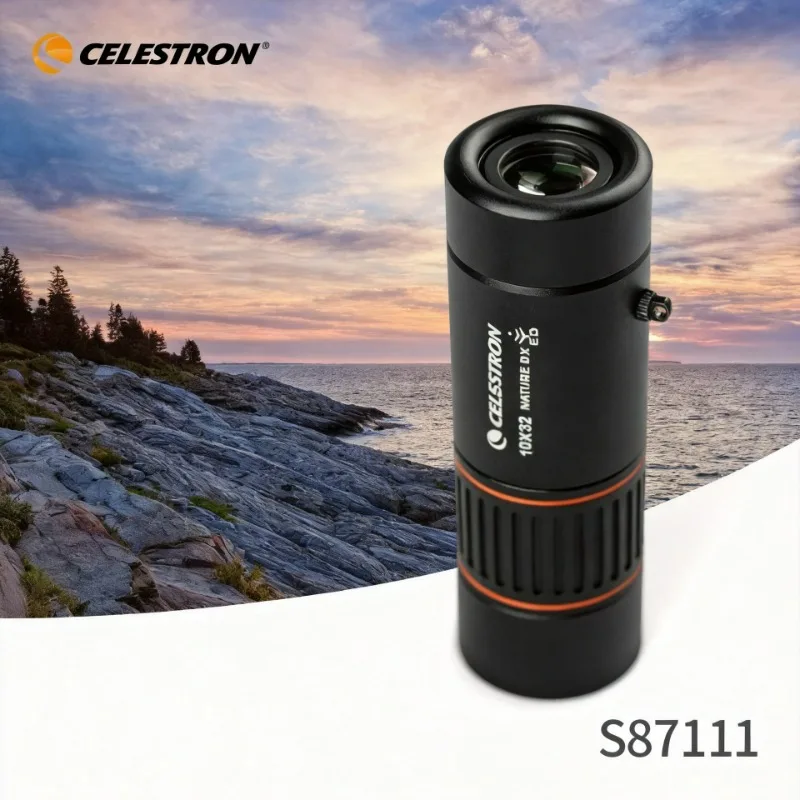 Celestron Monocular Natural DX10x32ED High Power Night Vision Monocular Portable Low Light HD for Concerts