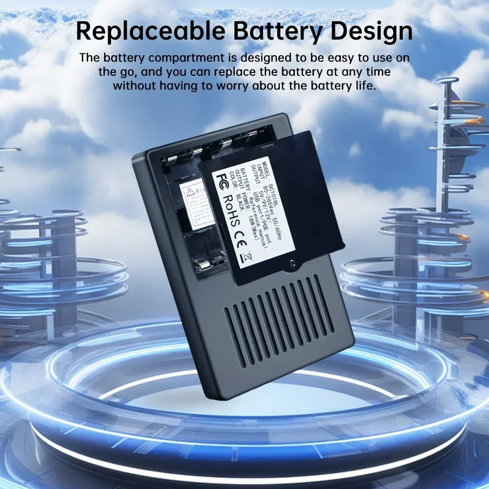 EU UPS Uninterruptible Power Supply 18W DC Backup Battery DC1018L 5V 9V 12V 1-2A AC220V for Router Wifi Modem Backup Charger