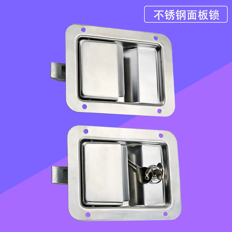 Industrial Stainless Steel Panel Lock for Toolbox Ship Automotive Parts Embedded Container Door Lock Durable Hardware Accessory