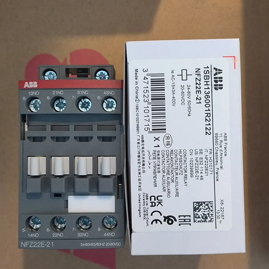 2025 الأصلي ABB التتابع المتوسط NFZ22E-21 * 24-60VAC/20-60VDC 1SBH136001R2122 #1