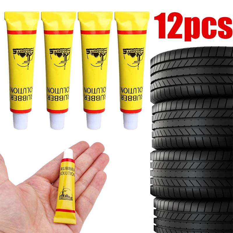 

Motorcycle Car Tire Repairing Glue Tyre Inner Tube Cold Patching Puncture Repair Vacuum Tools Bike Portable Universal