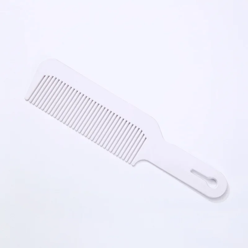 Hairdressing Comb New Multi-color Minimalist Black Plastic Haircut Comb Dense Tooth Push Edge Flat Hair Salon Styling Comb Tool