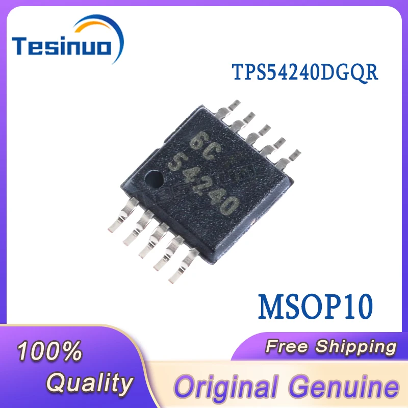 

5/PCS New Original TPS54240DGQR 54240 TPS54240 MSOP-10 42V 2.5A DC/DC step-down converter chip In Stock