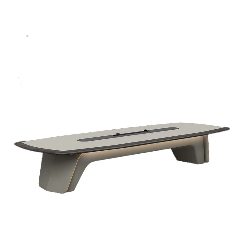 paint sticker veneer conference table conference room table and chair combination simple modern negotiation table