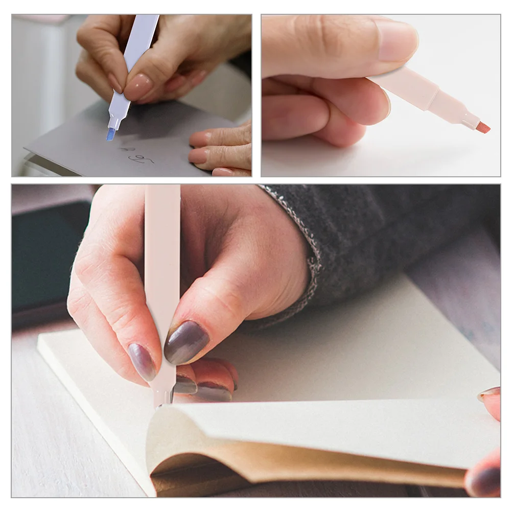 12 Pcs Highlighter Highlighters Pens Book Markers Reading Note Marking Study for Student Gel