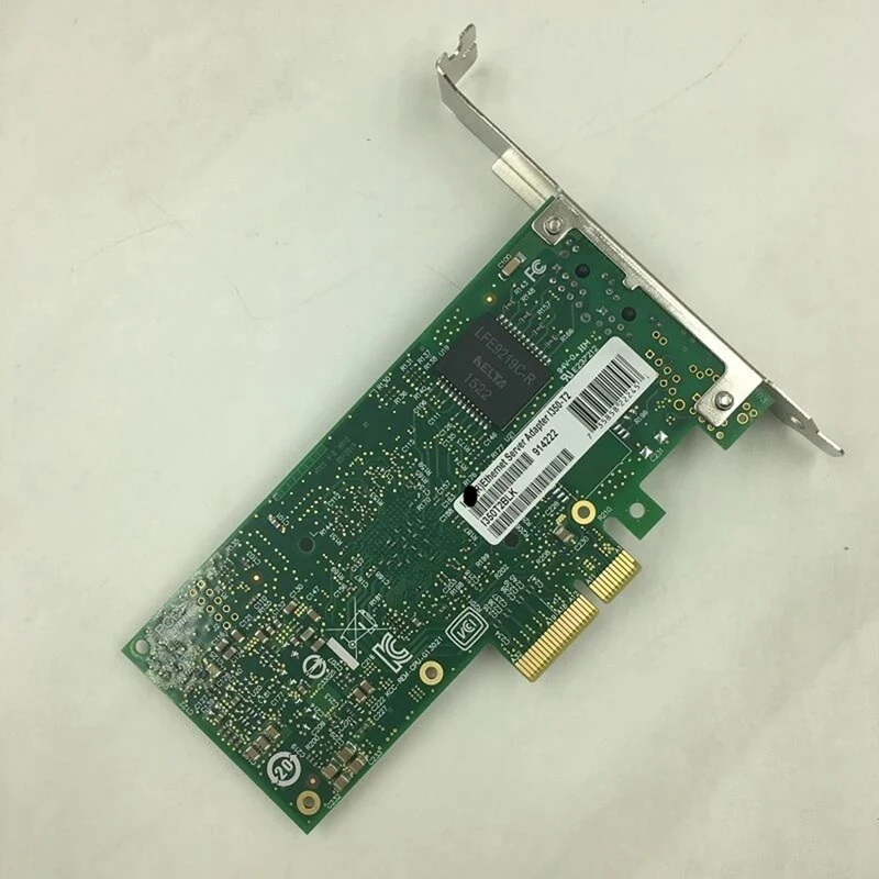 IDUD I350AM2 Chip PCI-Ex4 Gigabit Electrical Port Dual-Port Server Network Card I350-T2V2 Gigabit Ethernet 2XRJ45 Port