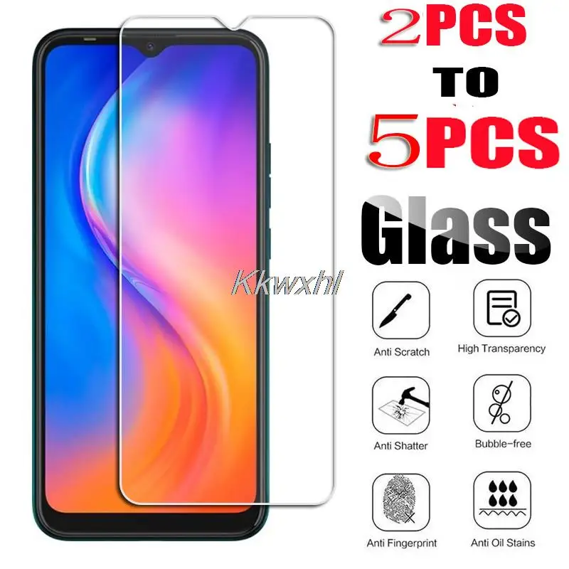 2 Stuks-5 Stuks Voor Tecno Spark 8 8P 8T 7 Pro 7P 7T 6 Air Go 2020 5 4 Lite 3 Pova 2 Neo Screen Protector Gehard Glas Film Cover