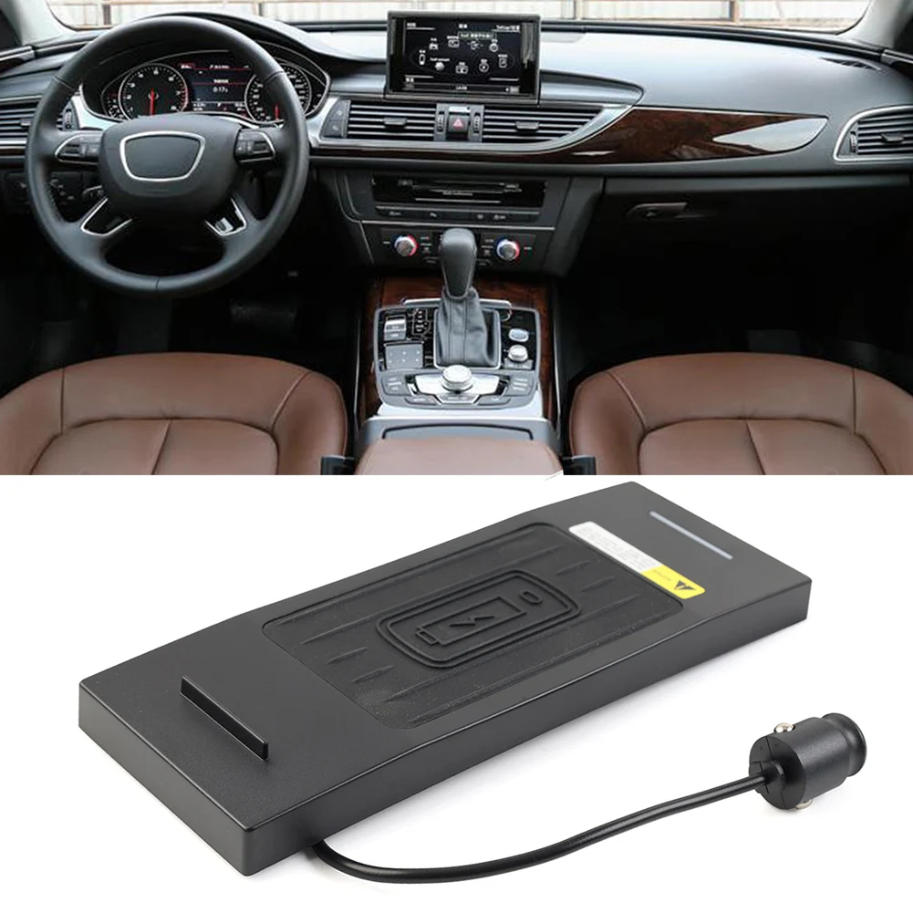 

Car Charger Front Center Console Phone Wireless Fast Charging Pad Accessories For Audi A6 2016 2017 2018