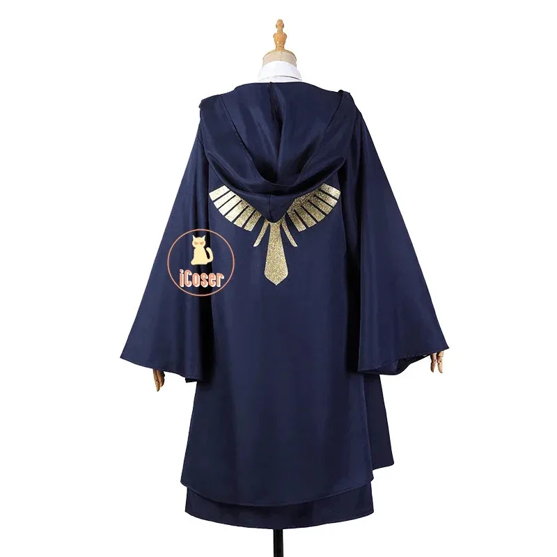 25COSLemon Irvine Cosplay Costume Wig Anime Mashle Magic and Muscles Magic Academy Uniform Trench Headgear Halloween Party for W