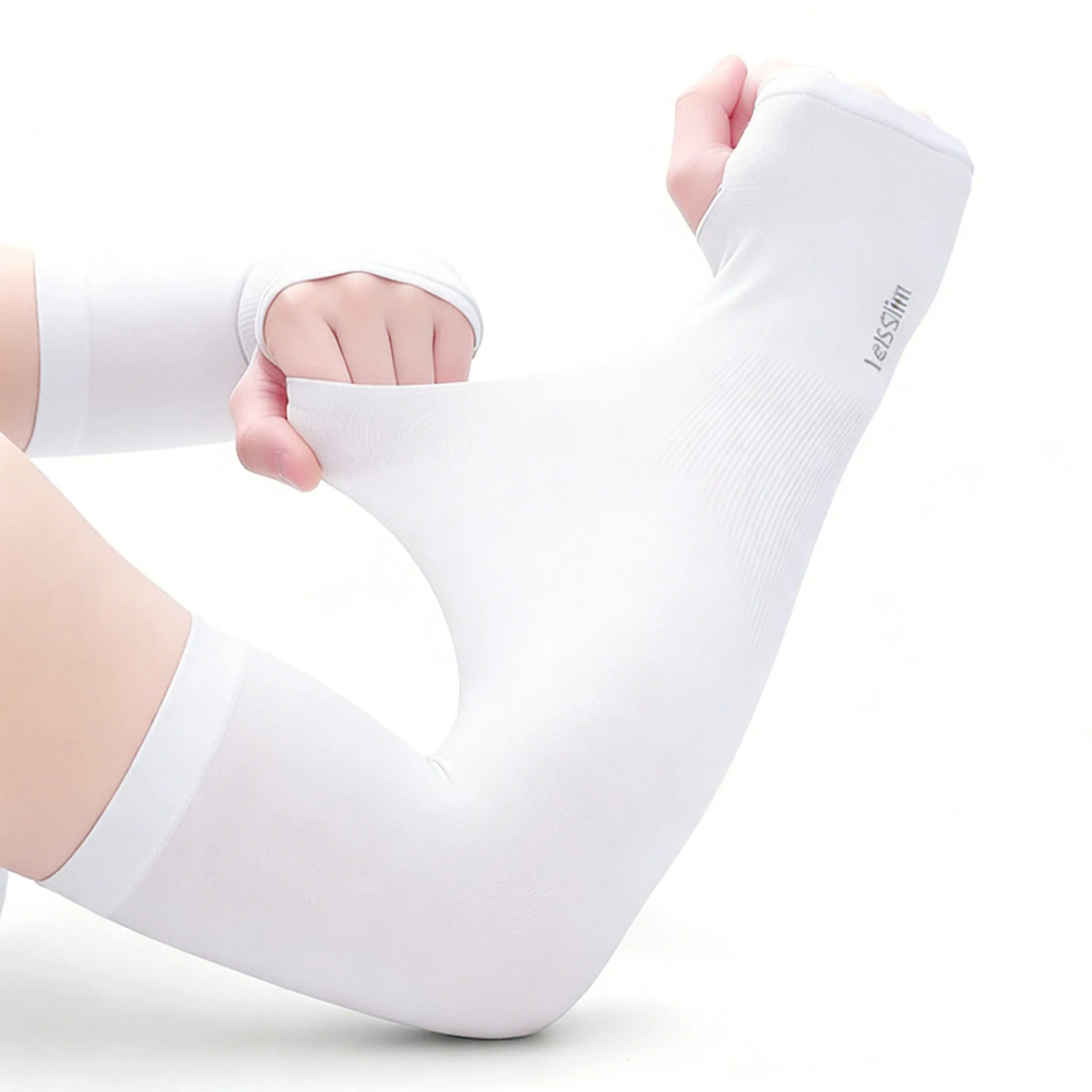 1 Pairs Arm Guard Sleeve with Thumb Hole Protective Sleeve Holders Sun UV Protection Long Arm Cover For Running Fishing Cycling