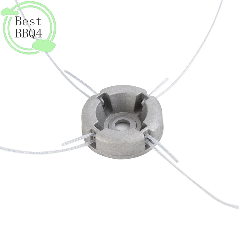 

(BBQ4)1pc Universal Aluminum Alloy Lawn Mower Head With Nylon Steel Lawn Mowing Line Lawn Mower Replacement Parts