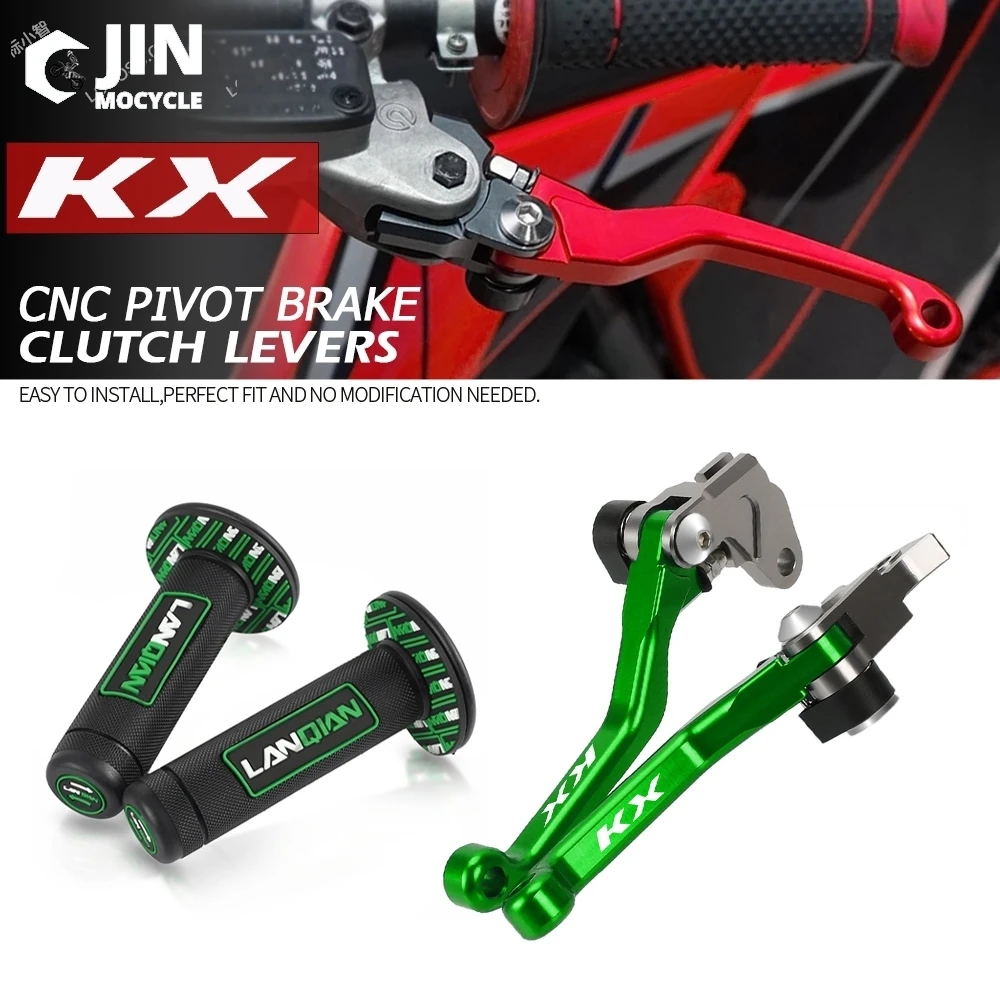 

For KAWASAKI KX250F 2004 KX 250 F 250F Motorcycles Accessories CNC Dirt Bike Pivot Foldable Brake Clutch Levers Aluminum Parts