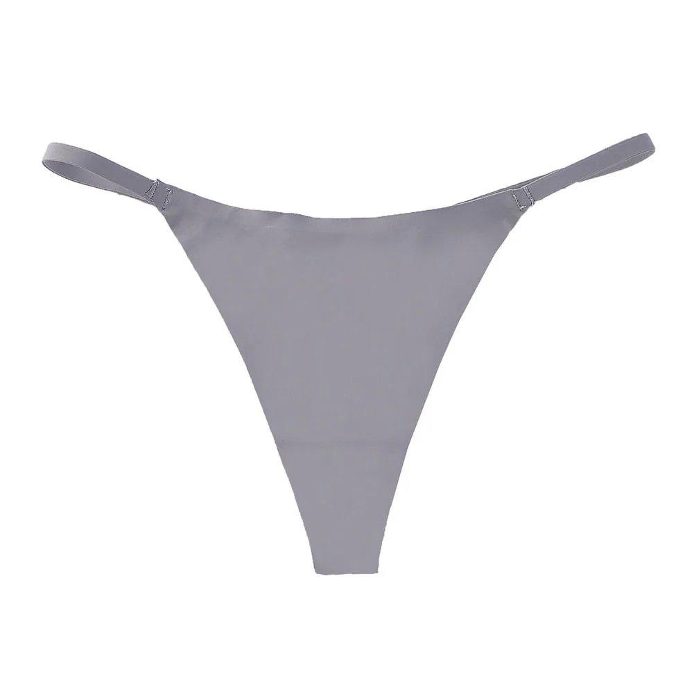 Thin-Strap Foreign Trade Underpant Women Ice Silk Quick-Drying Low-Waist Briefs