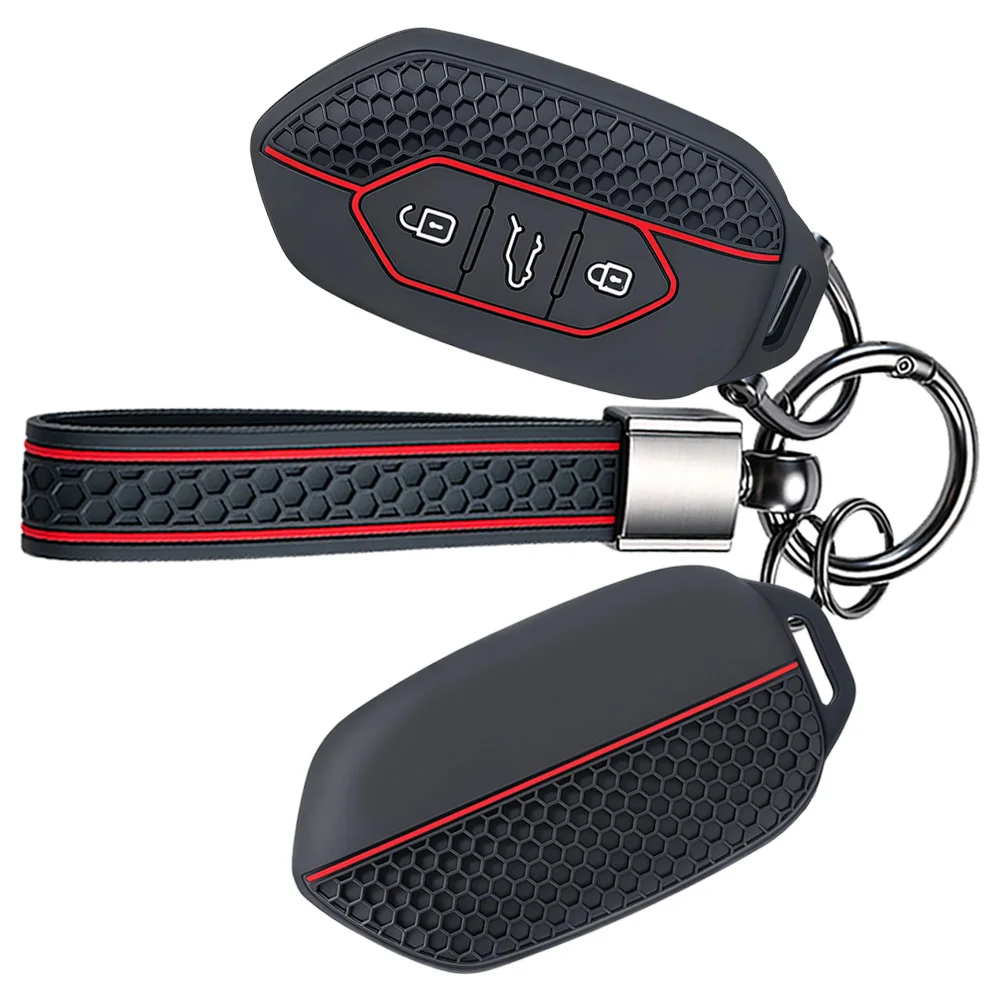 For Togg For Kia Picanto Sorento MQ4 Carnival KA4 Morning K5 Carens EV9 Seltos Keychain Silicone Car Remote Key Case Cover Fob