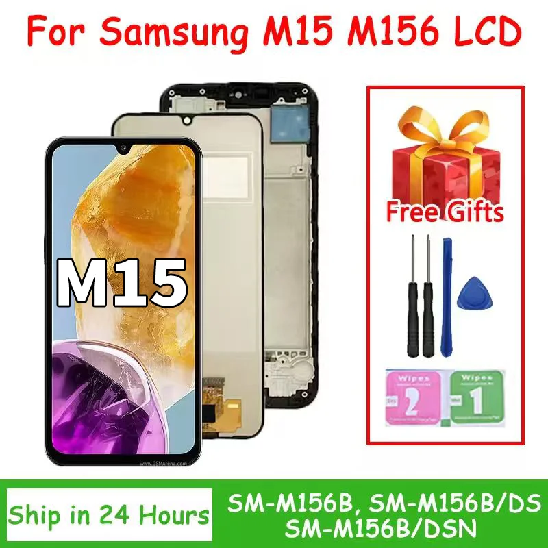 6.5“Screen For Samsung M15 M156 LCD Display Touch Screen Digitizer For Samsung M156B SM-M156B SM-M156B/DS LCD