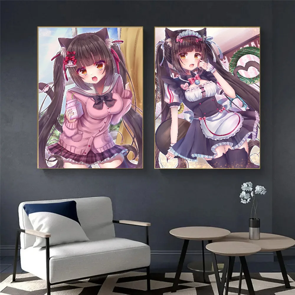 Anime Nekopara Good Quality Prints And Posters HD Quality Poster Wall Art Painting Study Home Decor