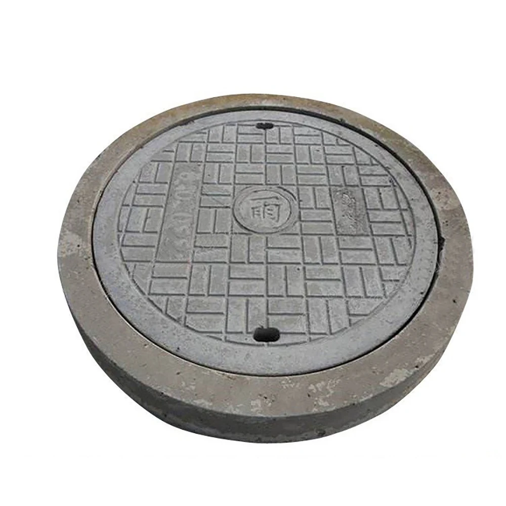 fiber concrete power manhole cover inspection well manhole cover rainwater sewage summary manhole Round manhole cover steel