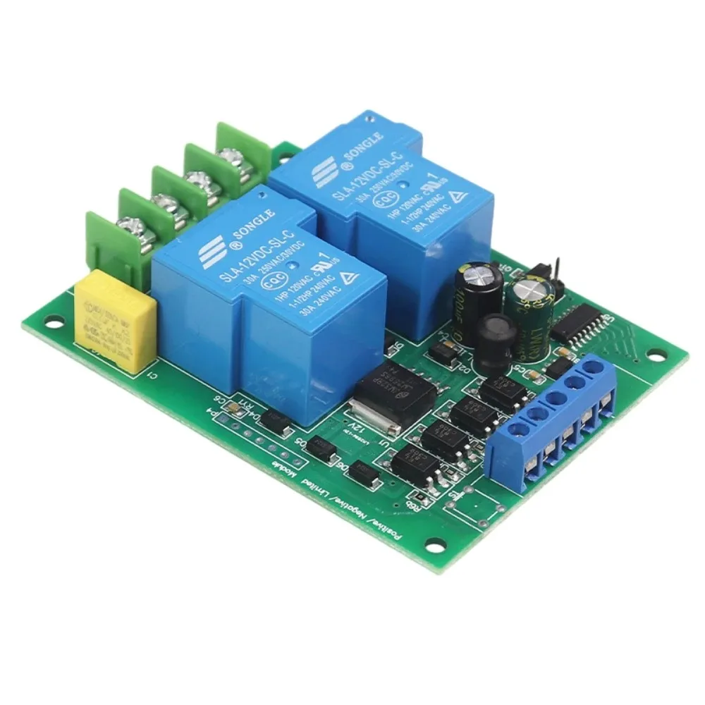 DC12-24V DC Motor Controller Forward And Reverse Motor Control Board 30A Relay Motor Drive Module Lift Control Module With Limit