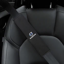 Car Seat Belt Pad Safety Strap Shoulder Cover Soft Mat Accessories For Volvo XC40 XC60 V60 V40 XC90 V50 S60 V70 S90 Olestar AWD