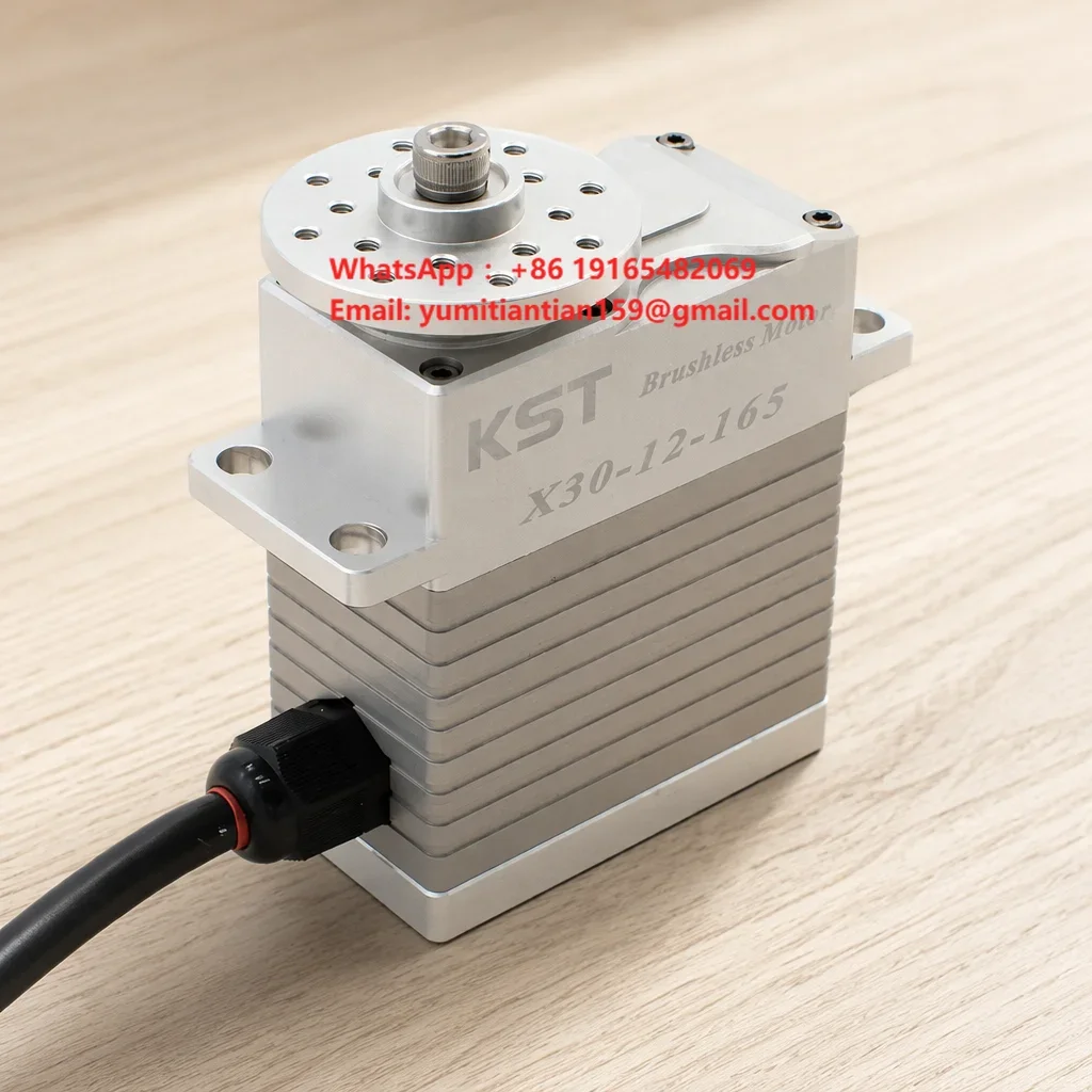 KST X30-12-165 165kgcm 0.18s 60 Degree 12V PWM RS485 CAN Quenched Steel Gear Brushless Servo for Marine Exploration Modules