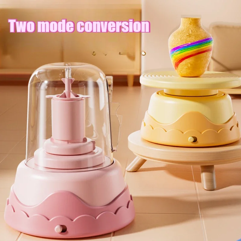 Children's handmade toys Electric clay machine Soft clay without burning  baking Handmade color drawing embryo pottery machine