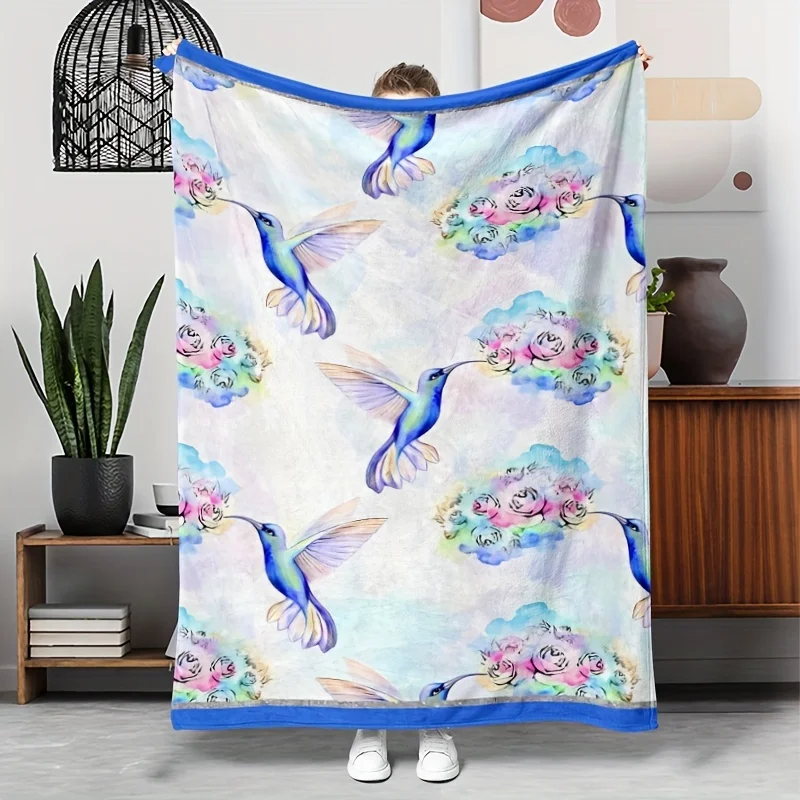 

Gorgeous style animal-themed flannel throwing blanket - tear-resistant