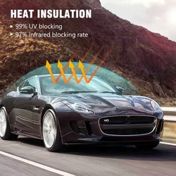 Top Quality Ultra HD 50CMX400CM IR100% nano ceramic window film uv400 100% tint film for car windowreflective car window tint