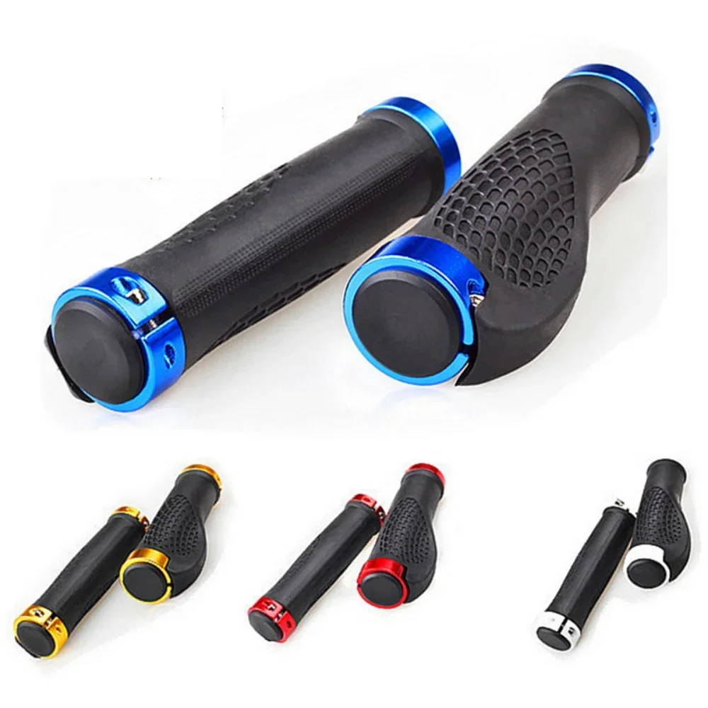 Bike Handlebar Grips Bicycle Handle Bar Grips Mtb Bike Super Soft Mtb Grips Handlebar Gold Bicycle Grip Bicycle Parts