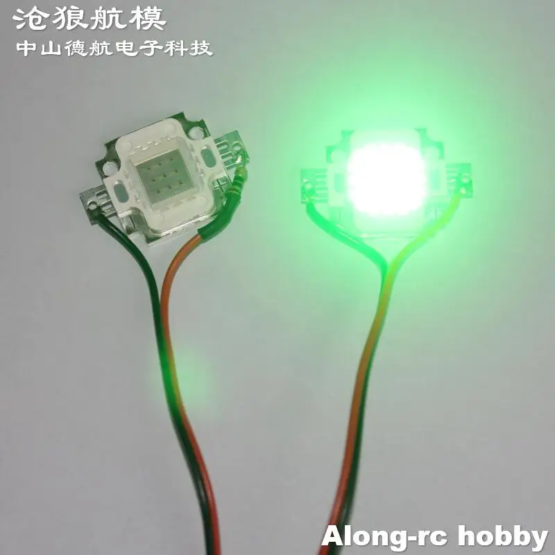 أضواء عالية الجودة 10 واط أحمر أخضر LED مع وحدة تحكم فلاش ل QAV 250 4 -6 محور طائرة RC لتقوم بها بنفسك نموذج هواية طائرة شراعية أجزاء