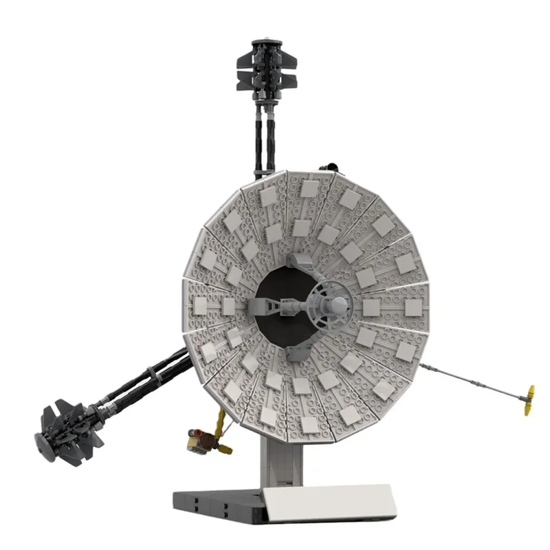 Gobricks MOC 1: 12 Space Pioneer Probe 10-11 Building Block set Space Exploration Between The Earth And The Moon Brick Kid Toys
