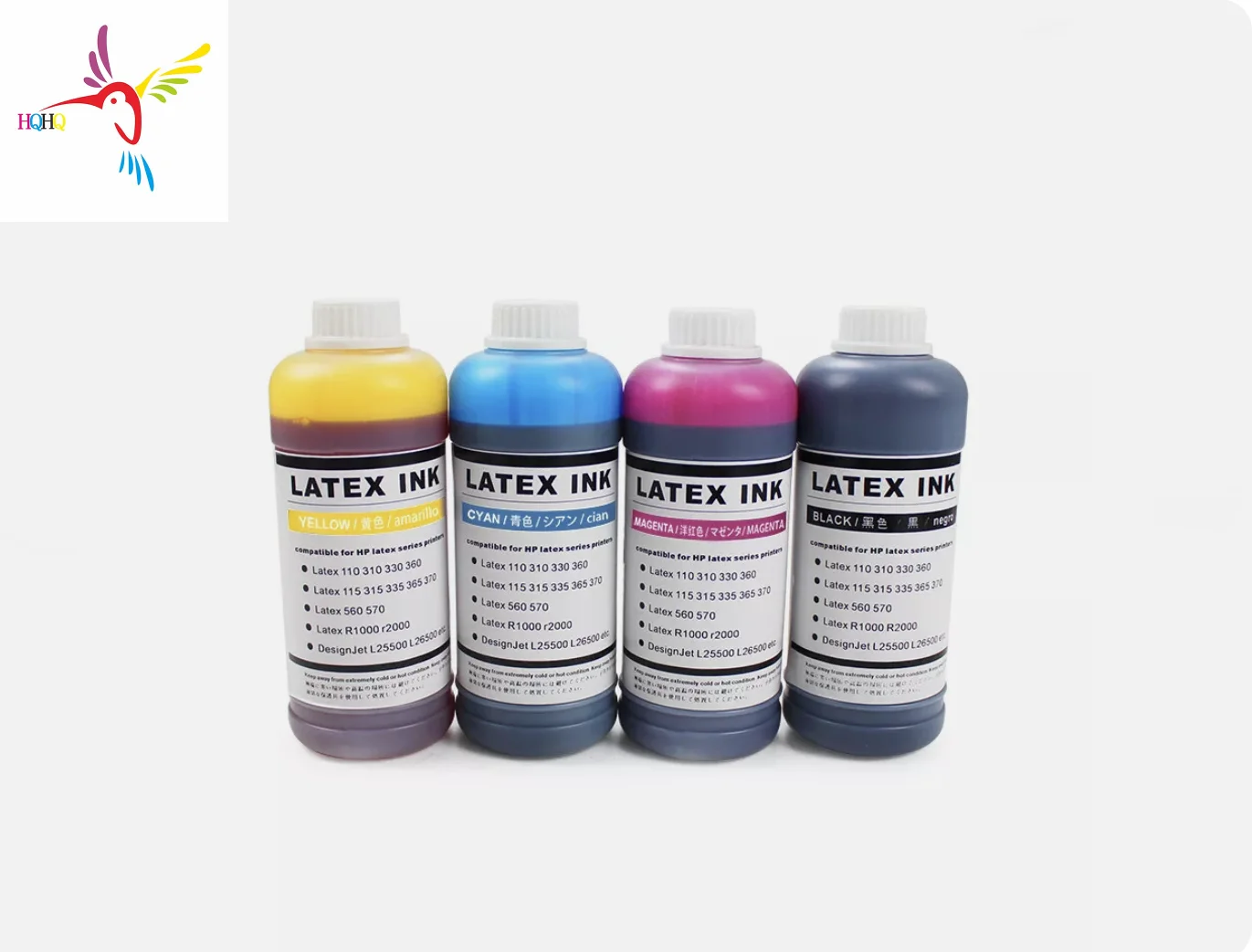 1000m latex ink for HP 330 335 360 365 370 560 570 L2550 L26500 28500 printer 4color/set